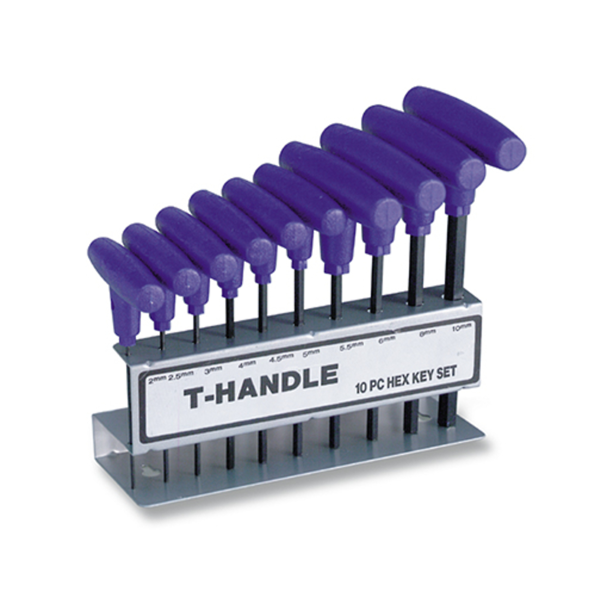 K&L Supply 10-Piece Metric Allen Wrench Set, 1.5–10mm, 35-3389